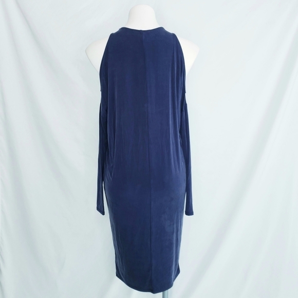 NWT Anthro Eri + Ali Annalyn Cocoon Cold Shoulder Dress - Picture 5 of 11